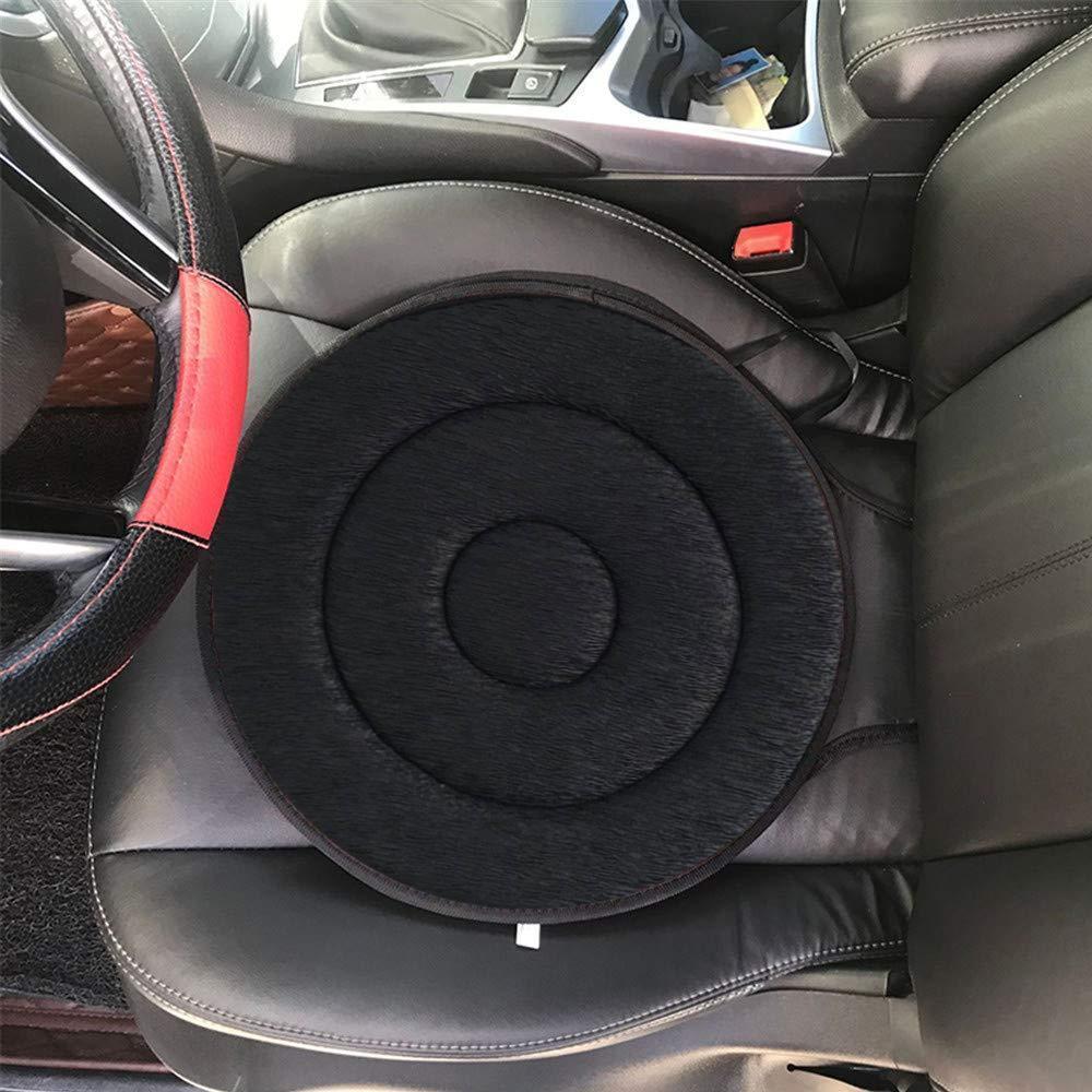 Draaibaar Zitkussen 360° Memory Foam Comfort Zwart Beige Koffie Rood Antislip voor Auto Kantoor Thuis Mobiliteitsondersteuning Ergonomische Zithulp