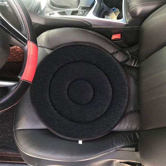 Draaibaar Zitkussen 360° Memory Foam Comfort Zwart Beige Koffie Rood Antislip voor Auto Kantoor Thuis Mobiliteitsondersteuning Ergonomische Zithulp