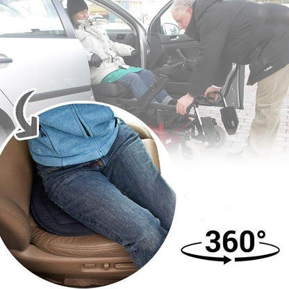 Draaibaar Zitkussen 360° Memory Foam Comfort Zwart Beige Koffie Rood Antislip voor Auto Kantoor Thuis Mobiliteitsondersteuning Ergonomische Zithulp