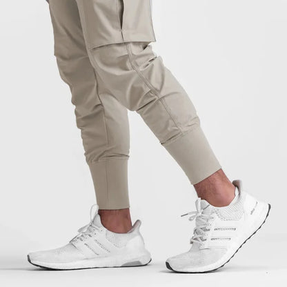 Waterdichte Cargo Broek Heren Jogger Zwart Tactical Stijl