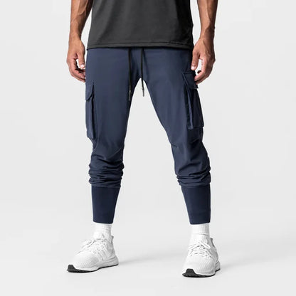 Waterdichte Cargo Broek Heren Jogger Zwart Tactical Stijl
