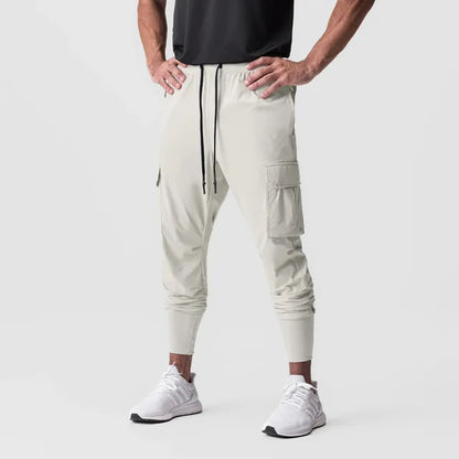 Waterdichte Cargo Broek Heren Jogger Zwart Tactical Stijl