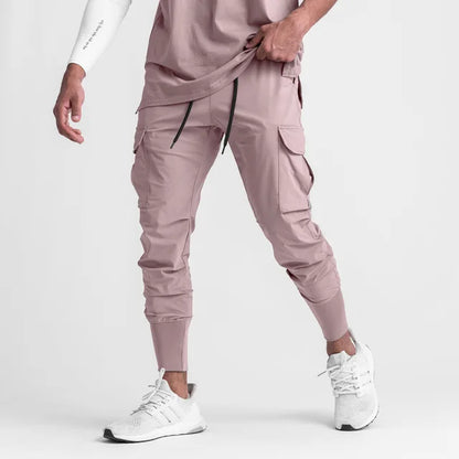 Waterdichte Cargo Broek Heren Jogger Zwart Tactical Stijl