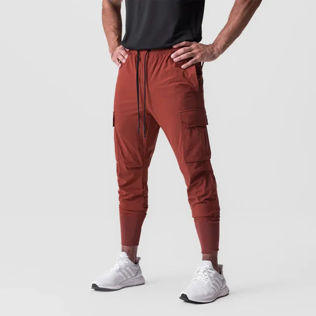 Waterdichte Cargo Broek Heren Jogger Zwart Tactical Stijl