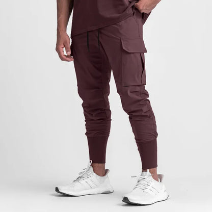 Waterdichte Cargo Broek Heren Jogger Zwart Tactical Stijl