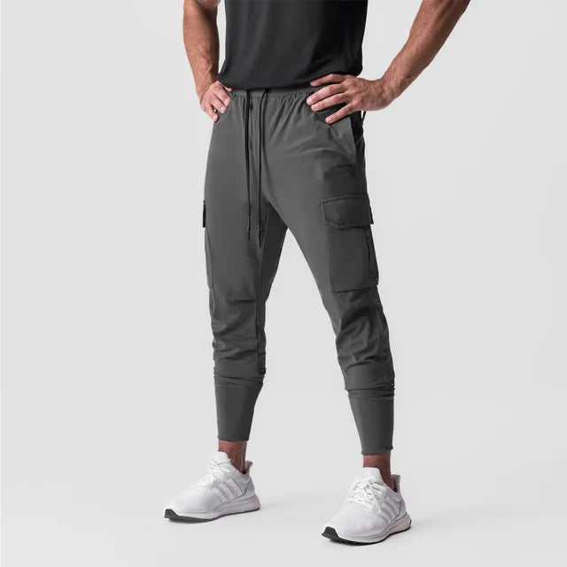 Waterdichte Cargo Broek Heren Jogger Zwart Tactical Stijl