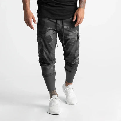 Waterdichte Cargo Broek Heren Jogger Zwart Tactical Stijl