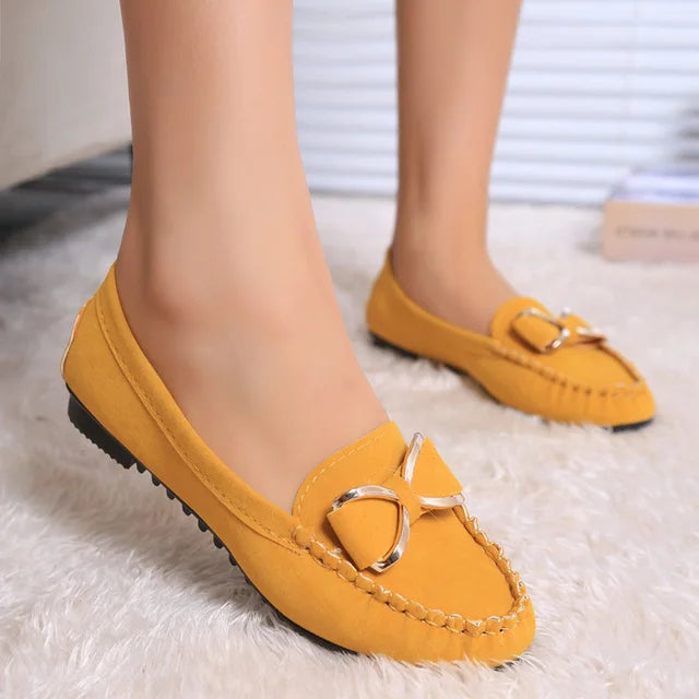 Dames Loafers Vlinderstrik Comfortabele Klassieke Schoenen
