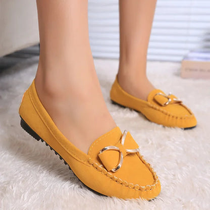 Dames Loafers Vlinderstrik Comfortabele Klassieke Schoenen