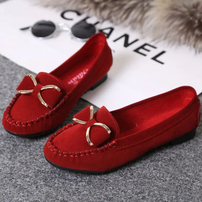 Dames Loafers Vlinderstrik Comfortabele Klassieke Schoenen
