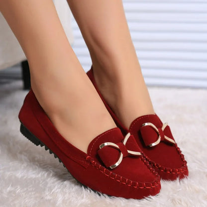 Dames Loafers Vlinderstrik Comfortabele Klassieke Schoenen