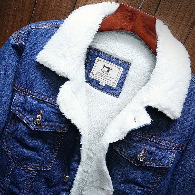 Mannen Jeansjas Blauw Kwaliteit Diego - StudioMarella