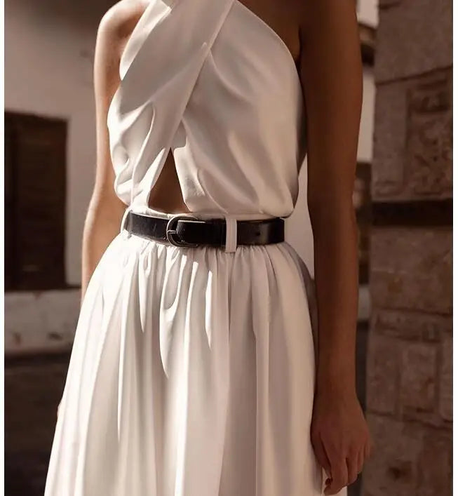 Dames Jumpsuit Halter Zomerse Avondjurk Stijlvol