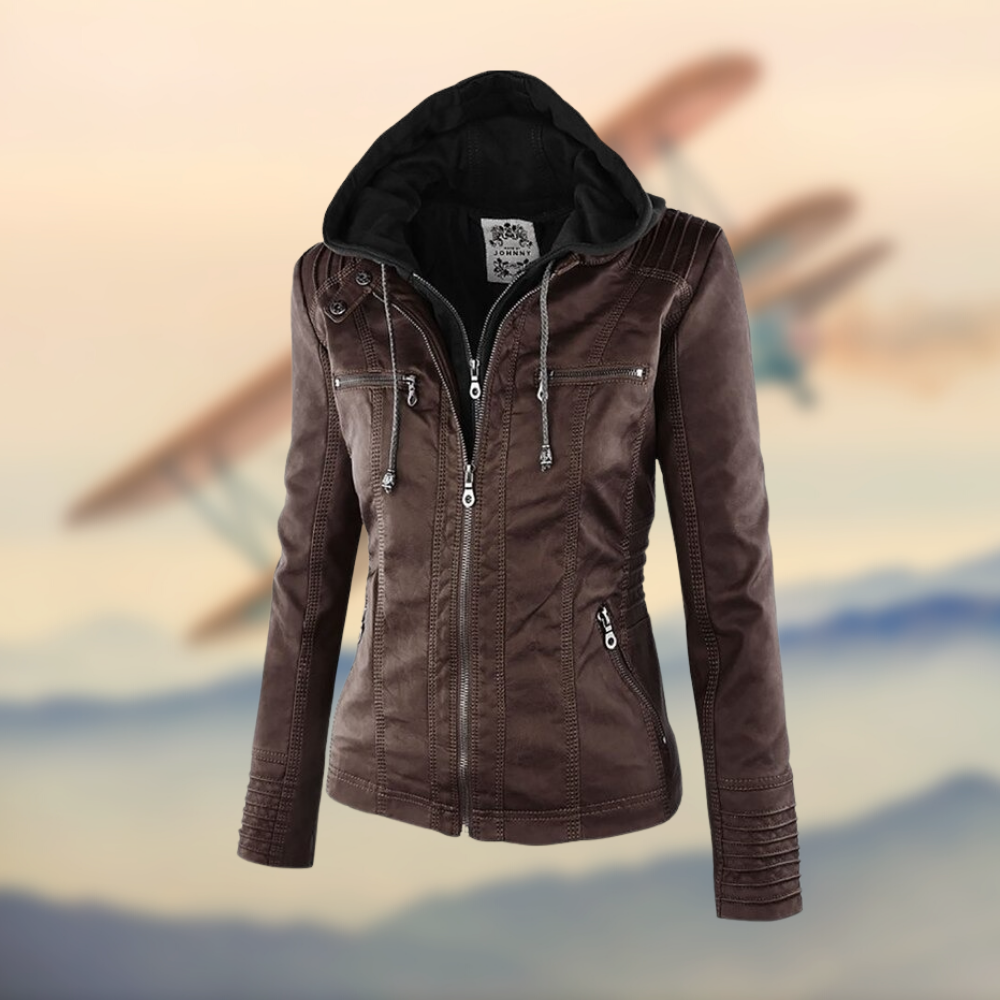 Leren Jas Elegant Zwarte Herenjas