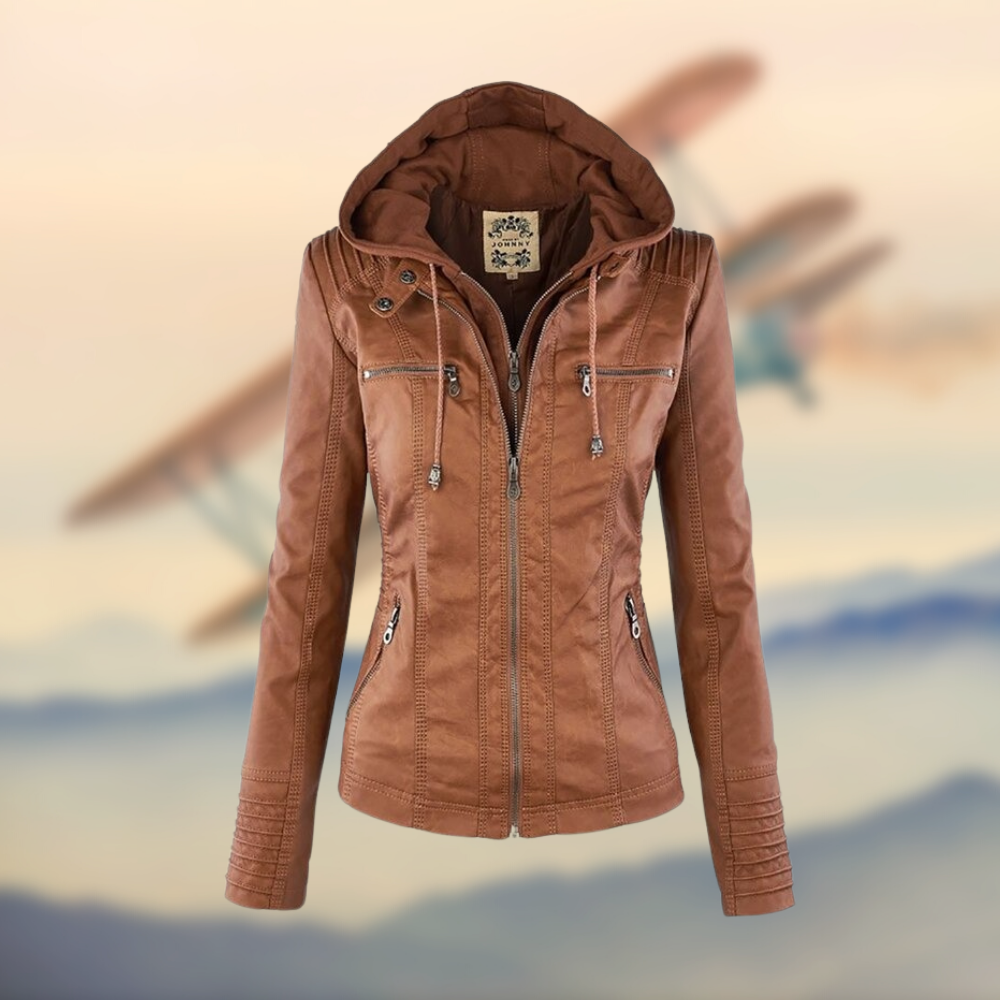 Leren Jas Elegant Zwarte Herenjas