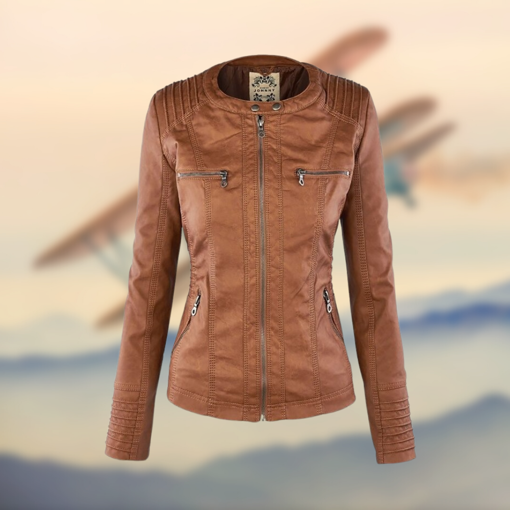 Leren Jas Elegant Italiaans Design - StudioMarella