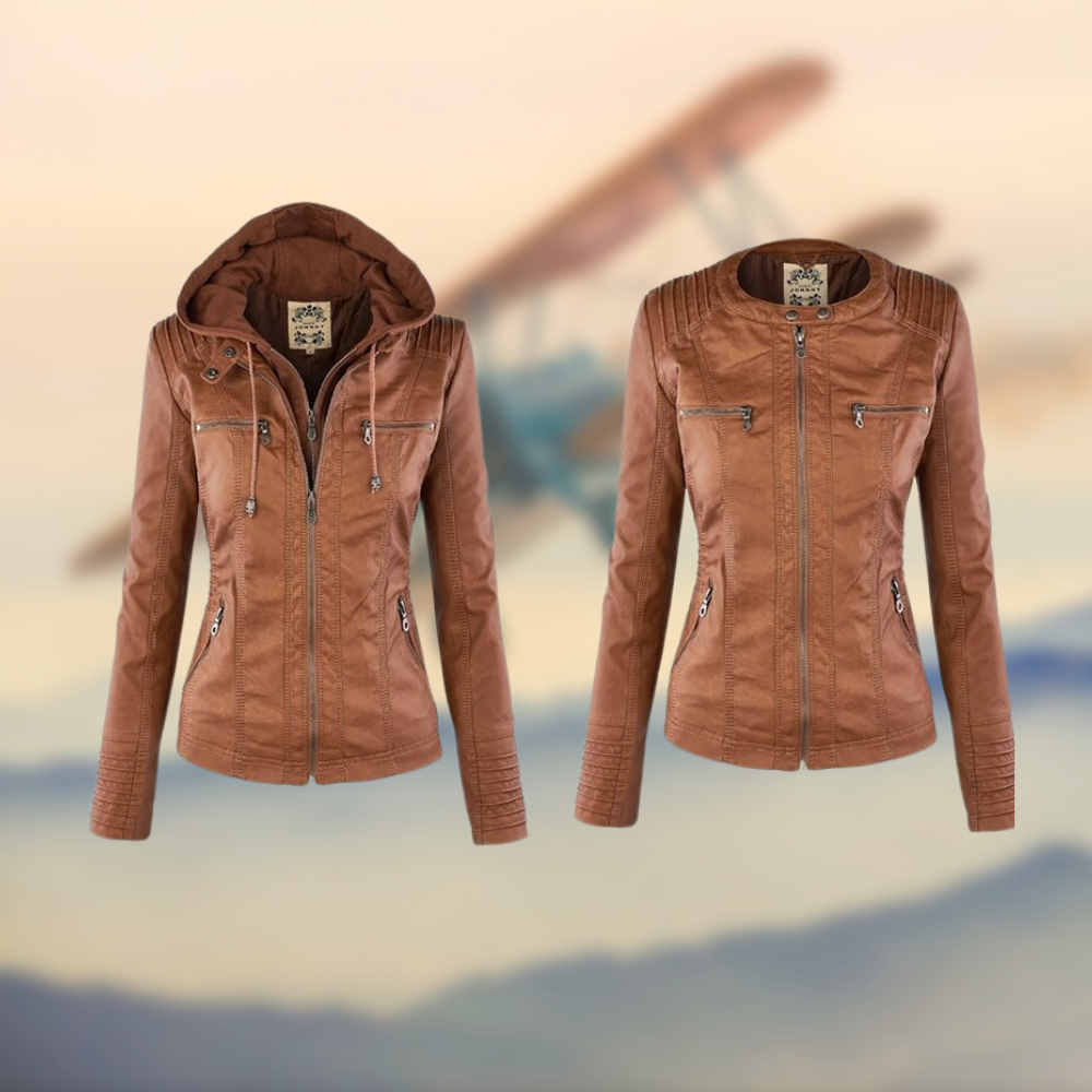 Leren Jas Elegant Zwarte Herenjas
