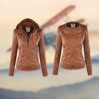 Leren Jas Elegant Zwarte Herenjas