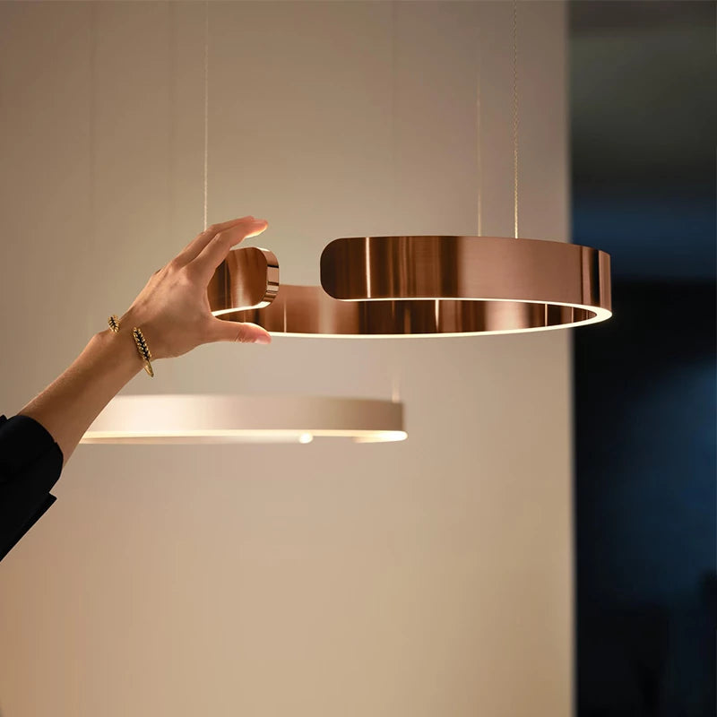 Ronde LED Hanglamp Meerdere Maten Eettafel Woonkamer Design Ringlamp Modern