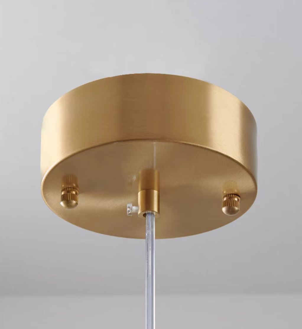 Grijze glazen hanglamp met sterrenhemel-effect voor eetkamer, bar of keukeneiland