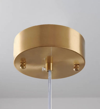 Grijze glazen hanglamp met sterrenhemel-effect voor eetkamer, bar of keukeneiland