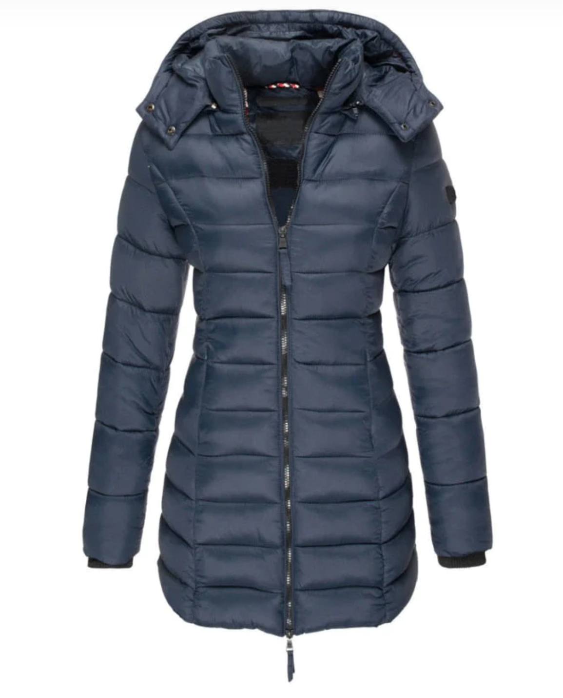 Dames Donsjas met Capuchon Warme Gewatteerde Winterjas