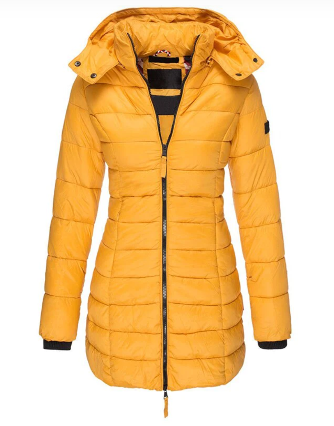 Dames Donsjas met Capuchon Warme Gewatteerde Winterjas