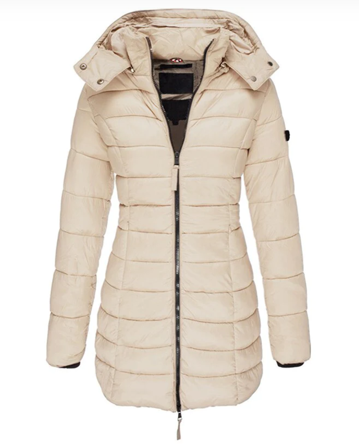 Dames Donsjas met Capuchon Warme Gewatteerde Winterjas
