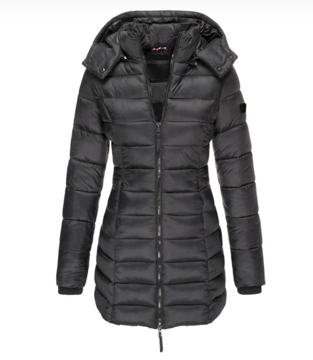 Dames Donsjas met Capuchon Warme Gewatteerde Winterjas