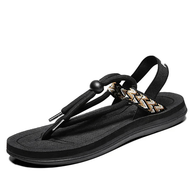 Comfortabele Platte Sandalen met Antislip Zool