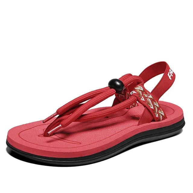 Comfortabele Platte Sandalen met Antislip Zool