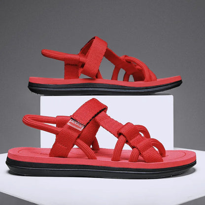 Comfortabele Platte Sandalen met Antislip Zool