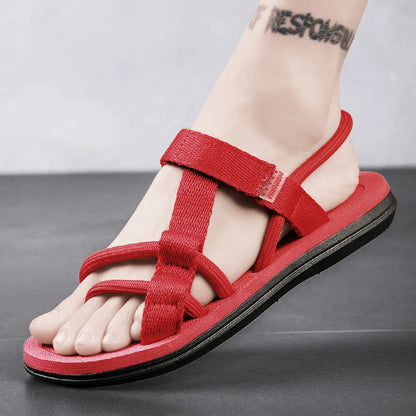 Comfortabele Platte Sandalen met Antislip Zool