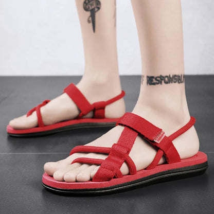 Comfortabele Platte Sandalen met Antislip Zool