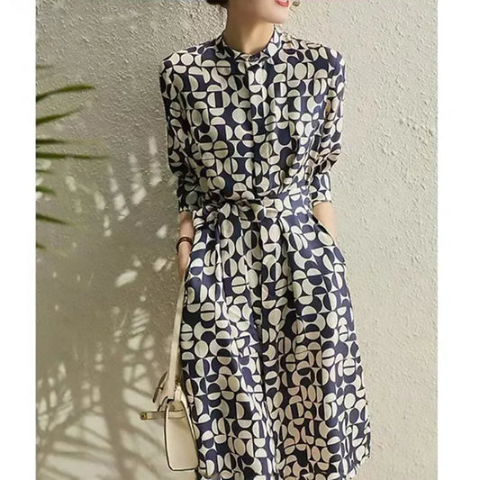 Zomerjurk Geometrisch Mooi Exclusief Model - StudioMarella