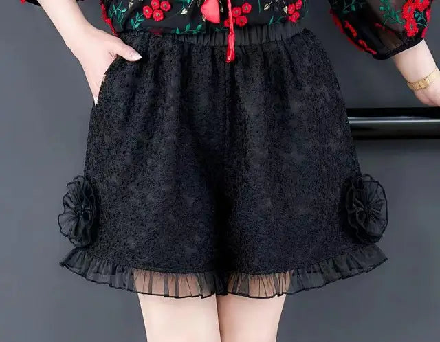 Vrouwen Top Mesh Bloemenprint Zomerse Jurk