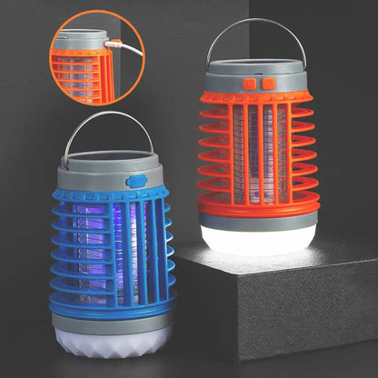 UV-Lamp tegen Muggen en Insecten | Oplaadbaar | Zonne-Energie | Draagbaar