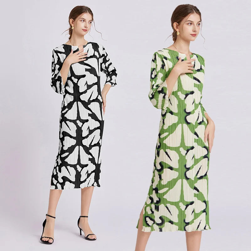 Luipaardprint Jurk voor Vrouw Roze Zomerjurk
