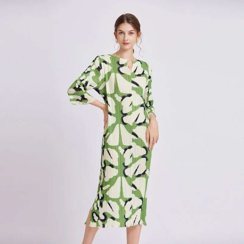 Luipaardprint Jurk voor Vrouw Roze Zomerjurk