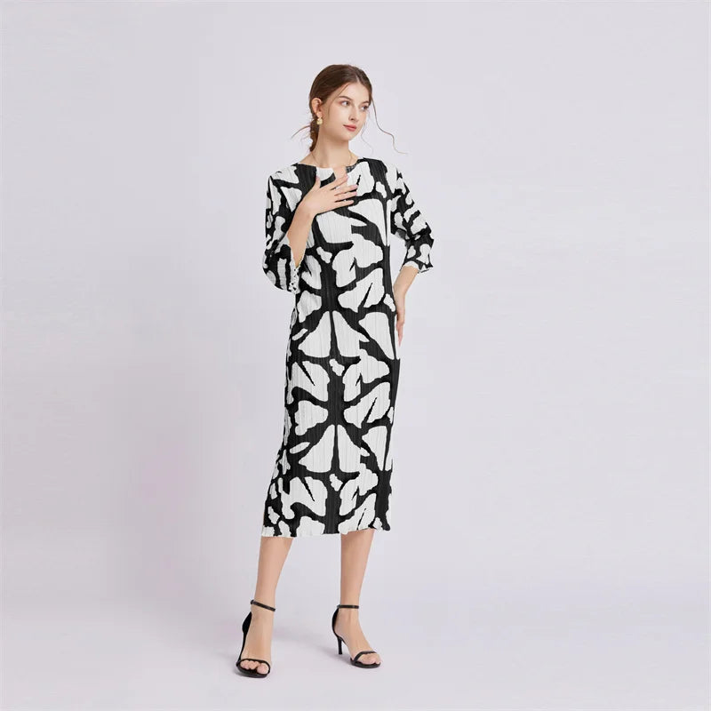 Luipaardprint Jurk voor Vrouw Roze Zomerjurk