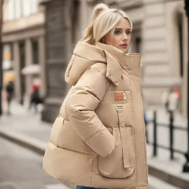 Dames Winterjas Warm en Elegant Lange Coat