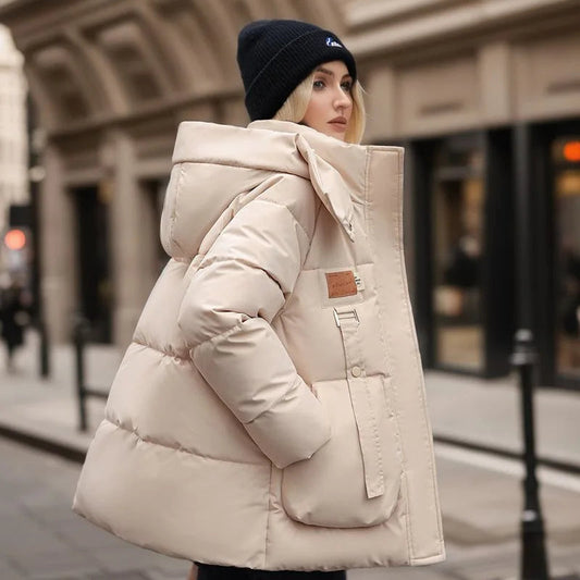 Dames Winterjas Warm en Elegant Lange Coat - StudioMarella