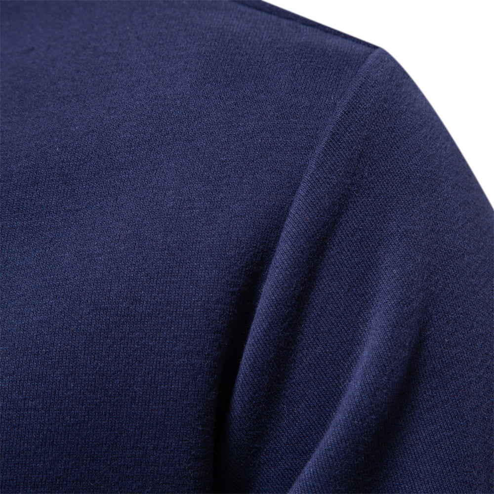 Heren Polo Shirt Lange Mouwen Klassieke Stijl