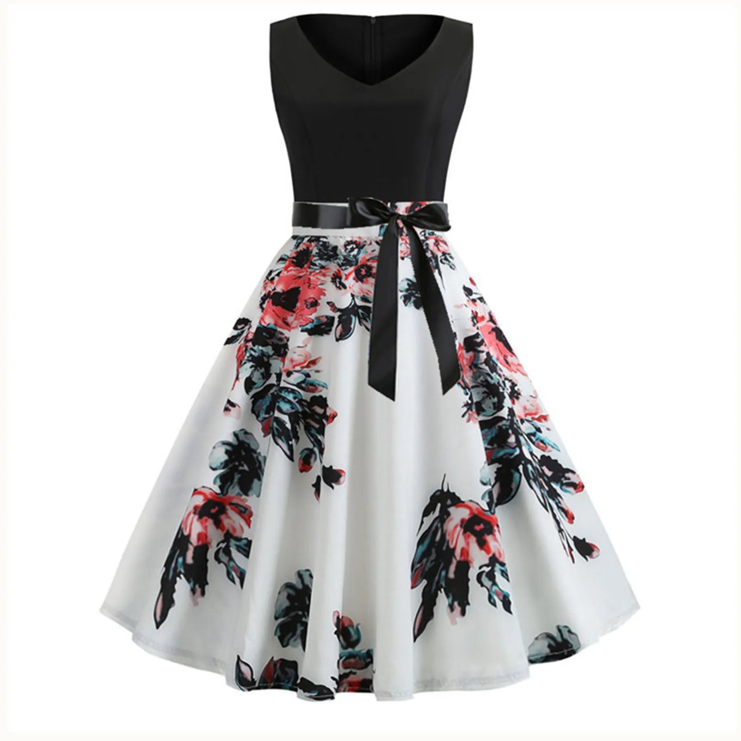 Strapless Jurk voor Vrouwen Zomerjurk Zwart