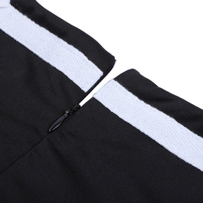 Jurk met Dot Patronen Kort en Vrouwelijk Model
