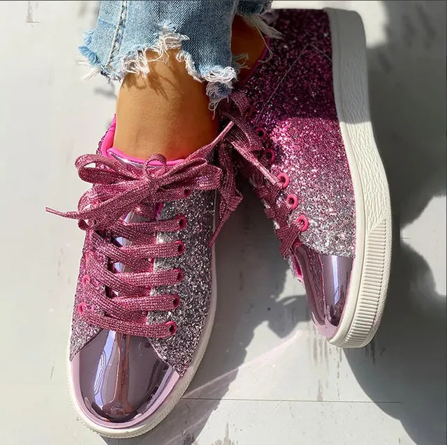 Dameschoen Glitter Luxe Sneaker Aria