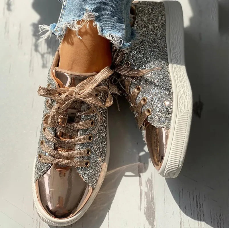 Dameschoen Glitter Luxe Sneaker Aria