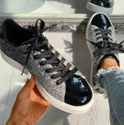 Dameschoen Glitter Luxe Sneaker Aria