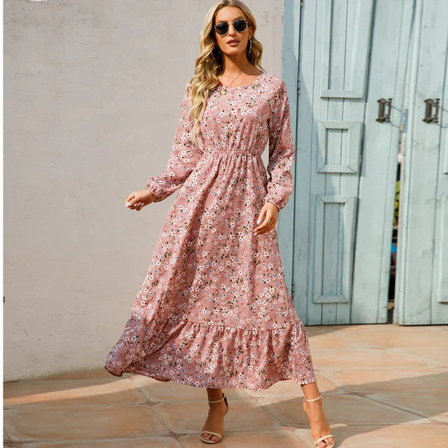Zomer Maxi Jurk Boho Stijl Strandjurk - StudioMarella
