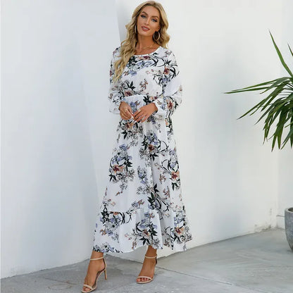 Zomer Maxi Jurk Boho Stijl Strandjurk